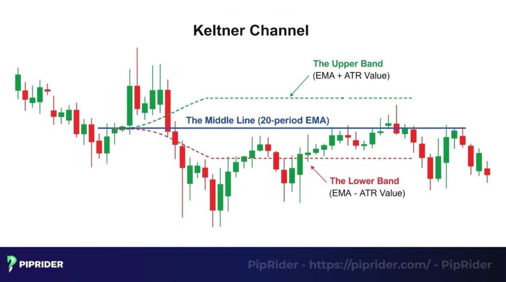 3 core components of the Keltner Channel