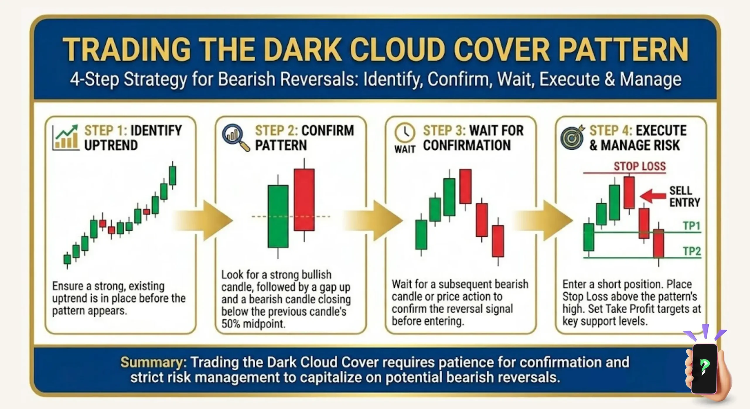 4 Step Strategy for Bearish Reversals