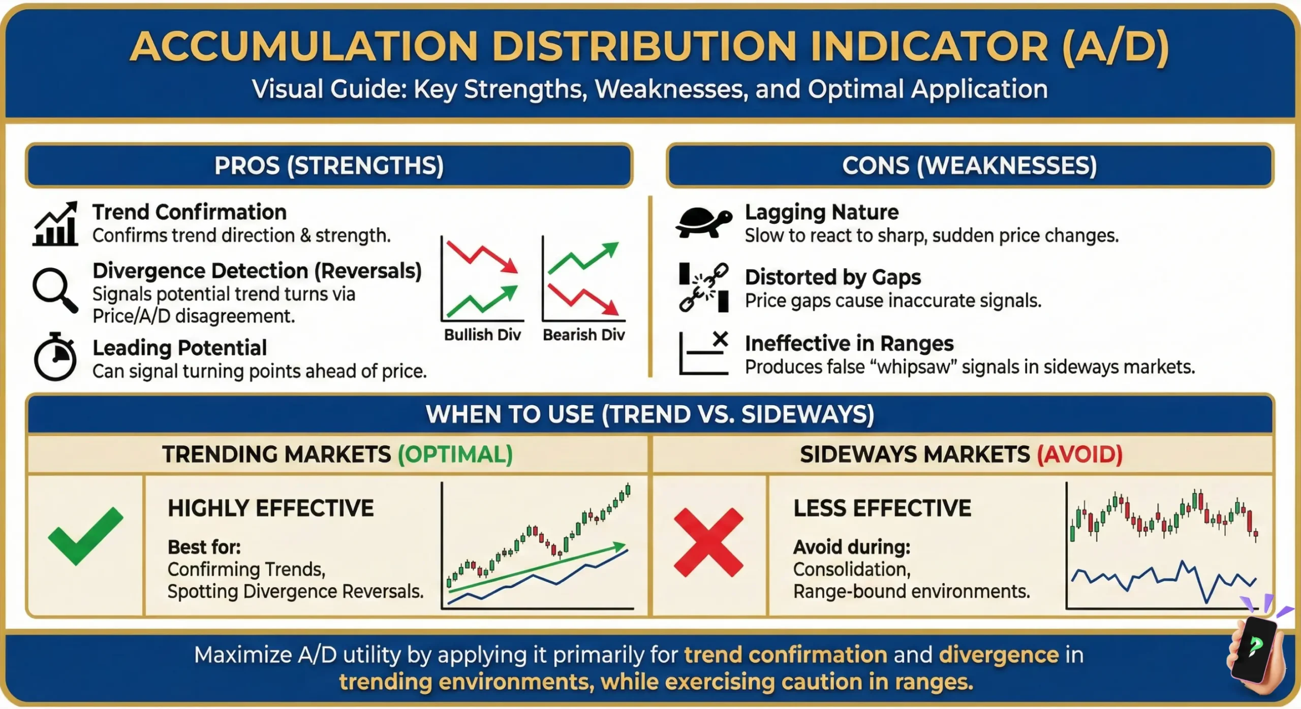 Accumulation Distribution Indicator: Pros and Cons