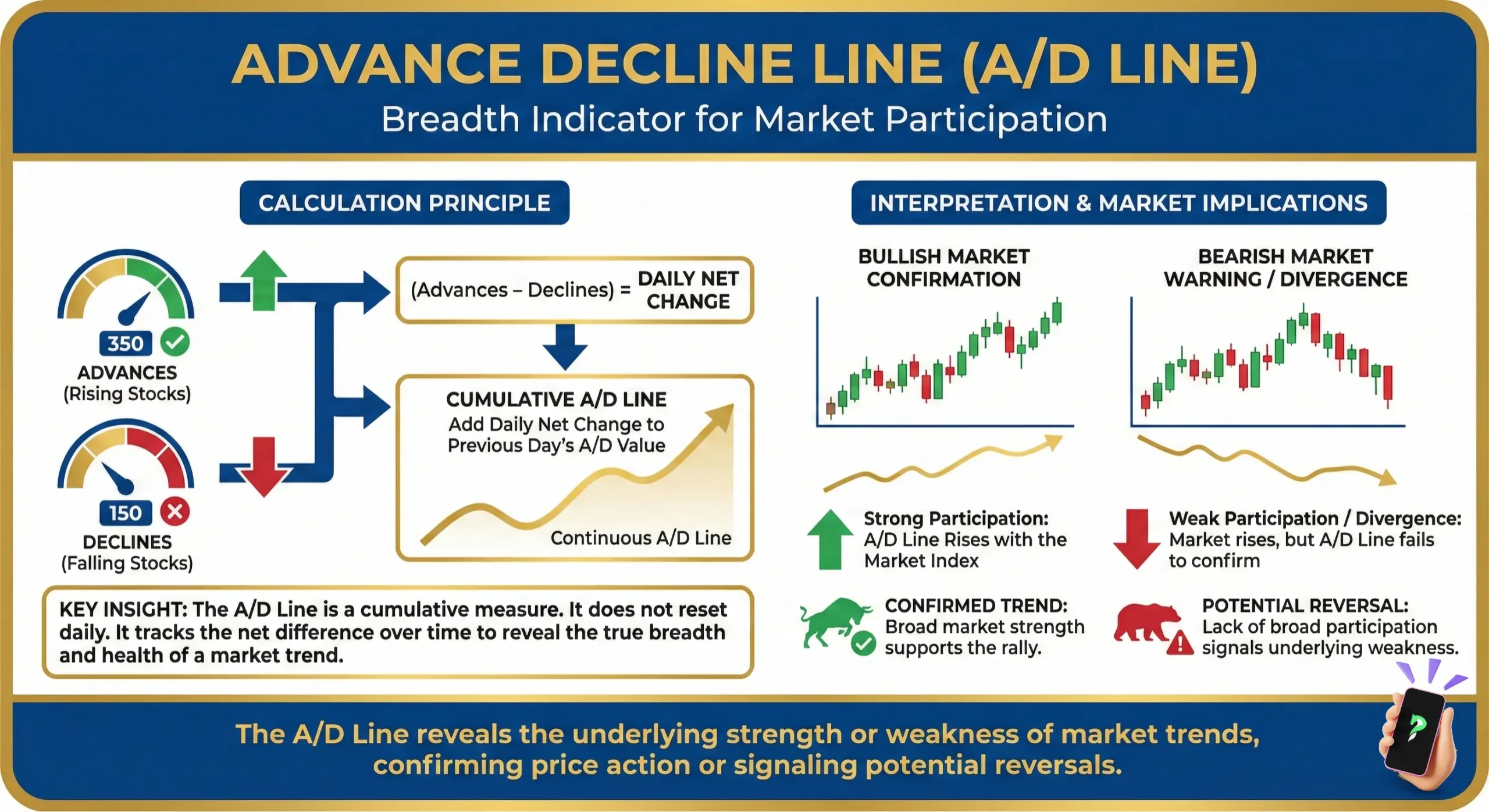 Advance Decline Line (A/D Line)