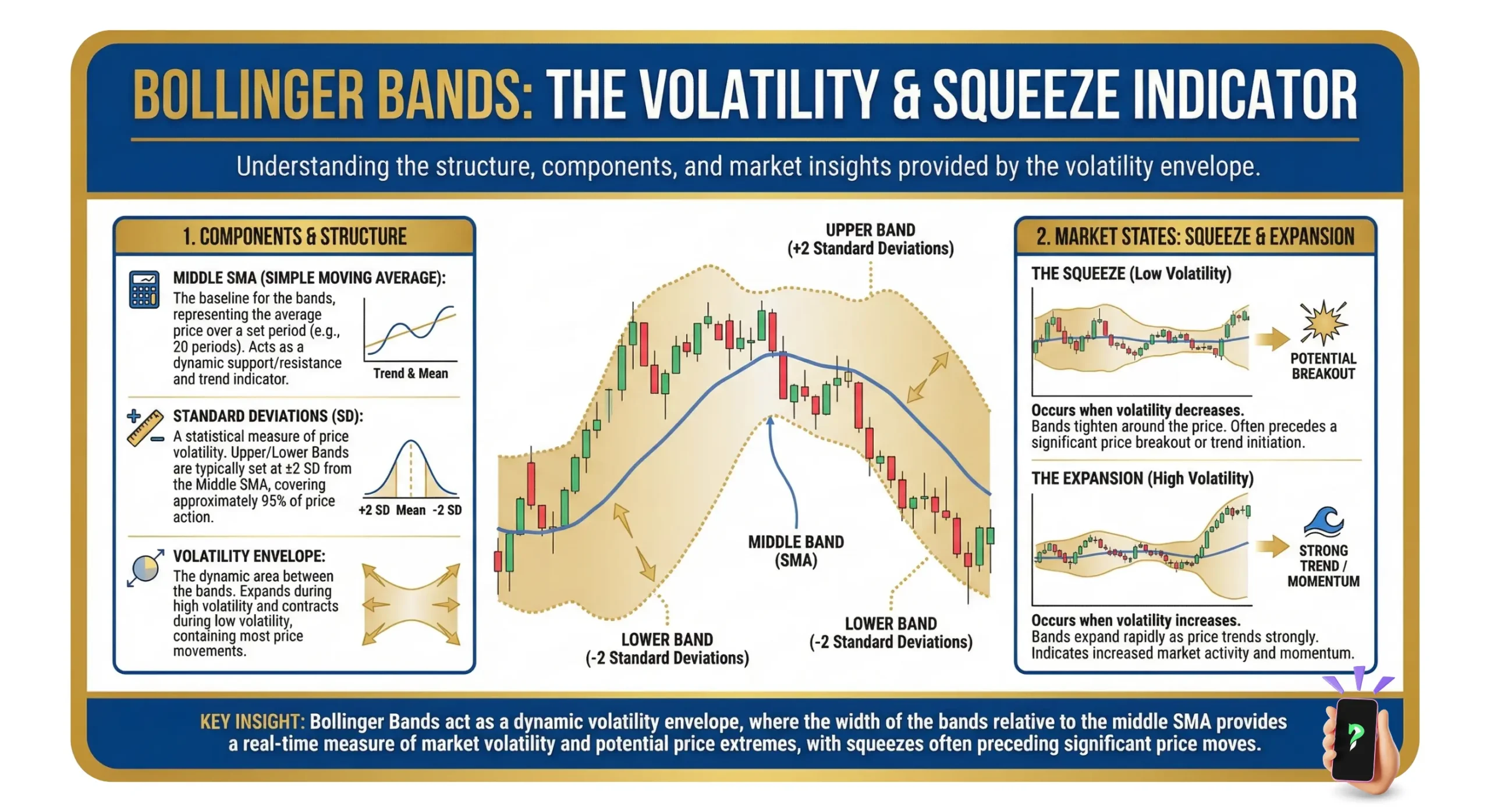 Bollinger Bands: The Volatility & Squeeze Indicator