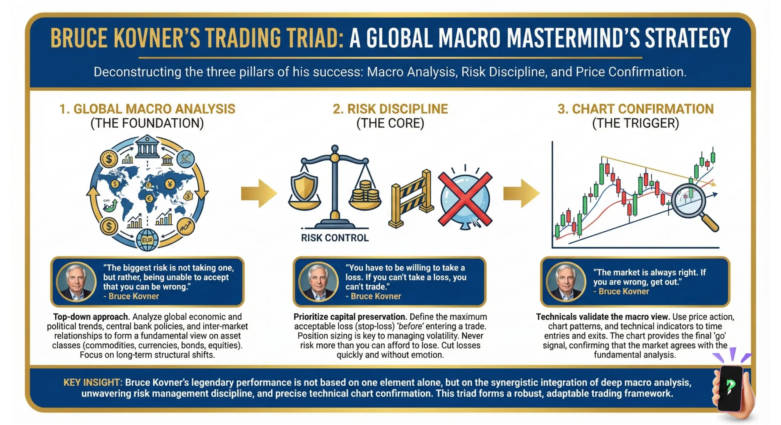 Bruce Kovner's Trading Triad