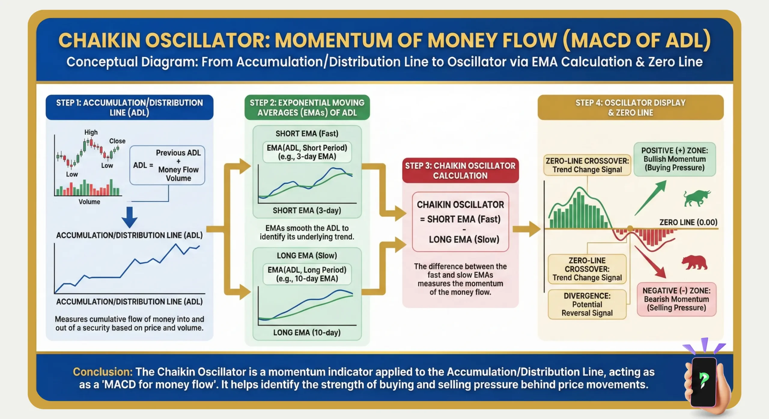 Chaikin Oscillator: Momentum of Money Flow