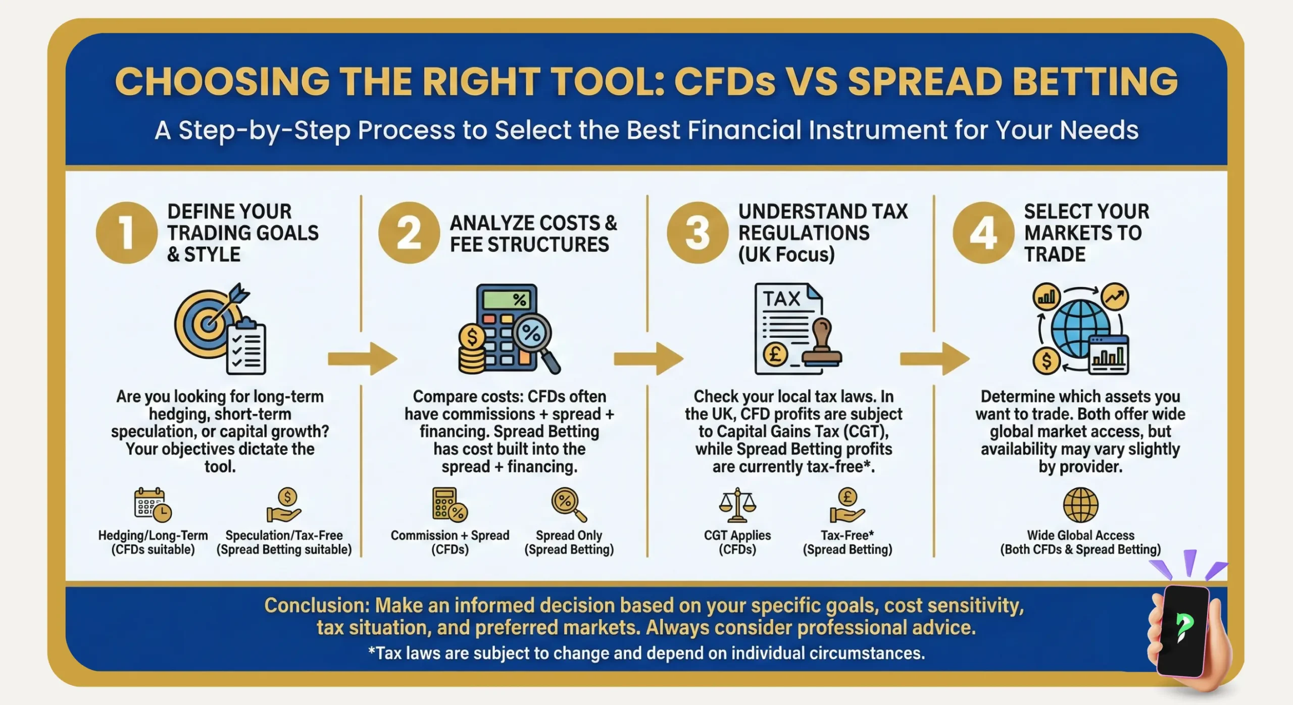 Choosing the right tool: CFDs vs. Spread Betting