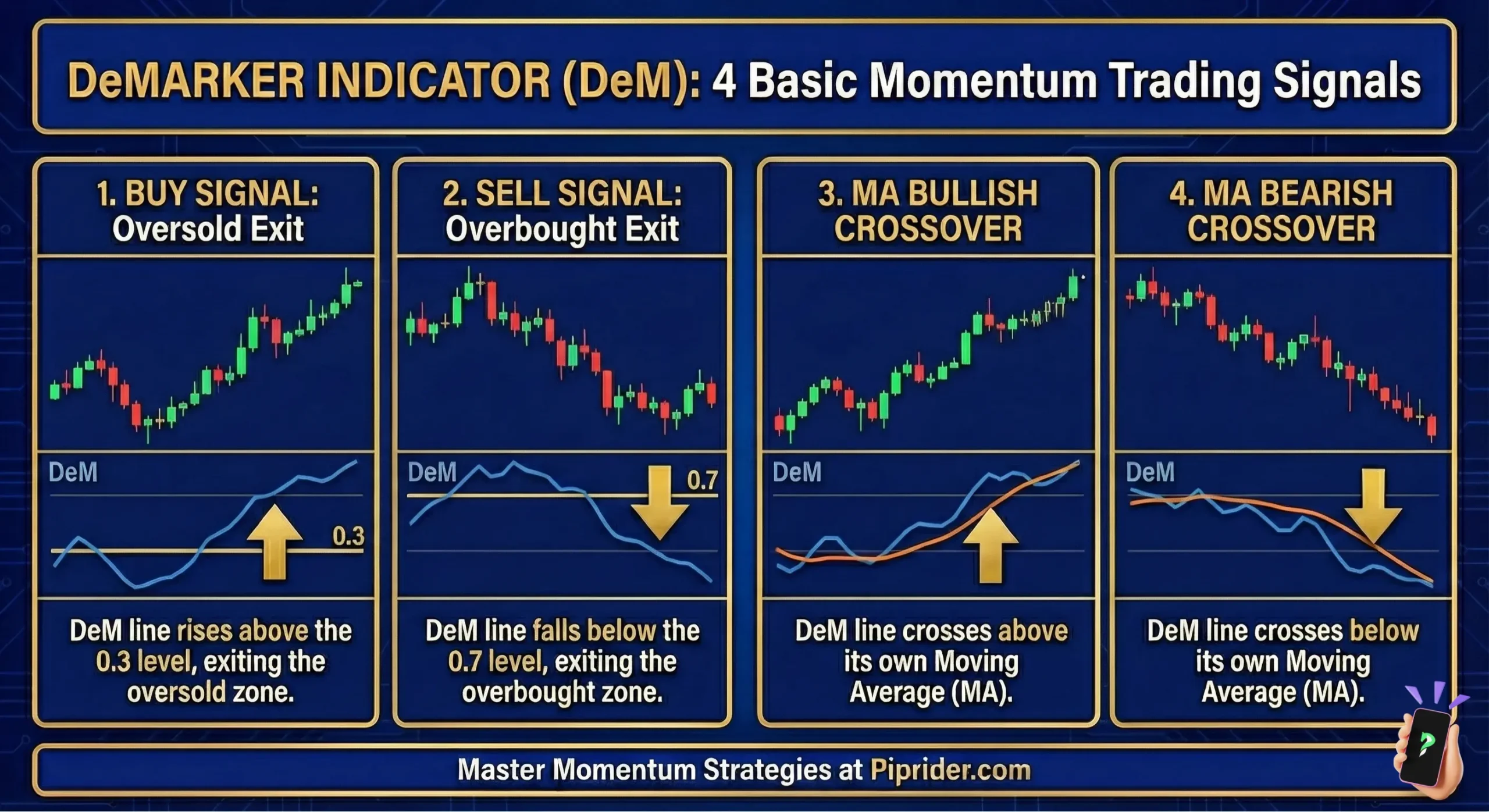 DeMarker Indicator: Trading Signals