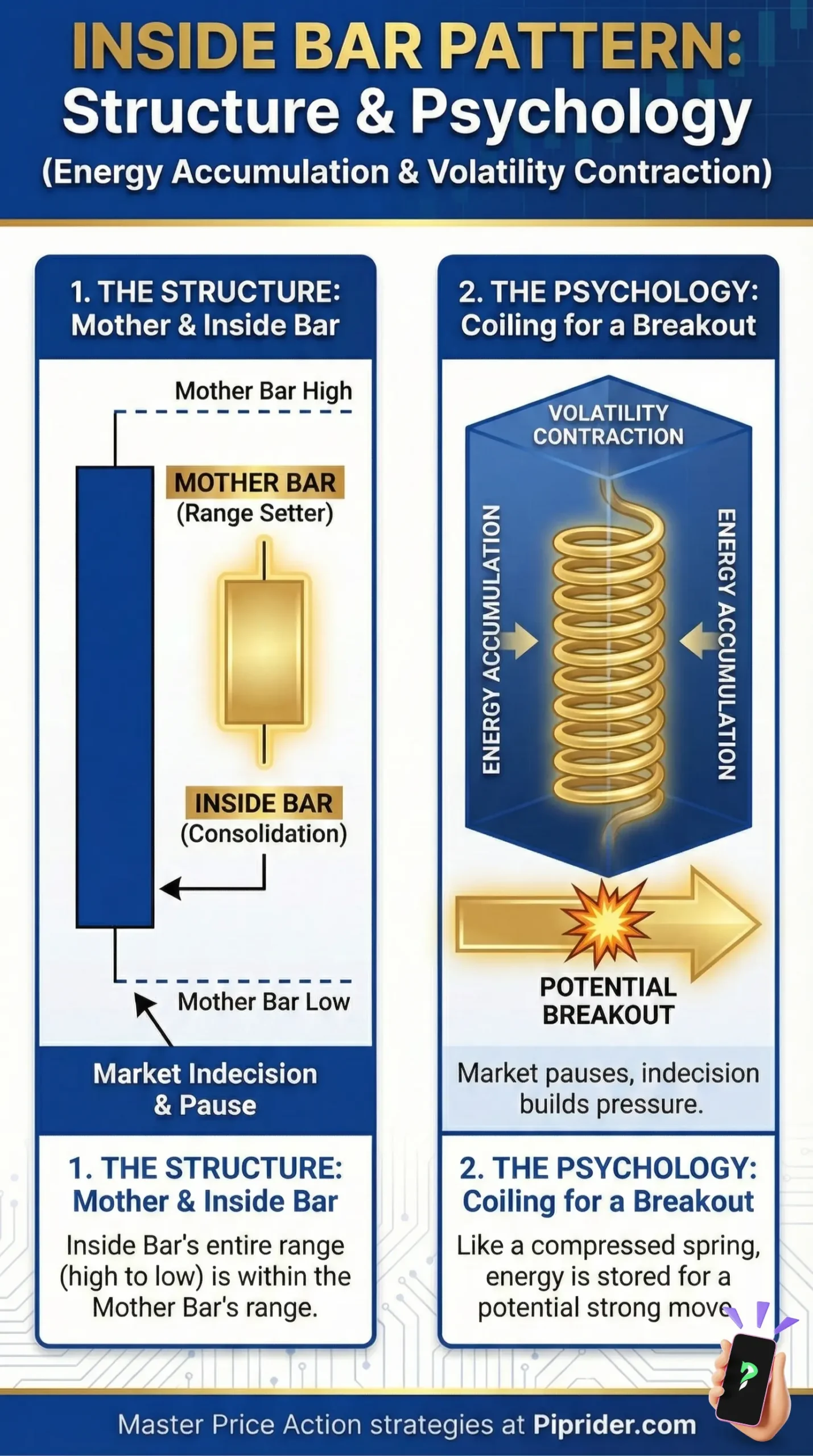 Inside Bar Pattern Structure & Psychology
