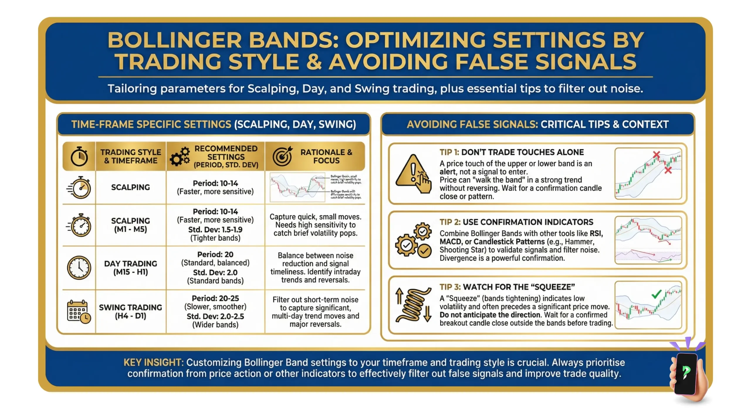 Optimizing Settings by Trading Style & Avoiding False Signals