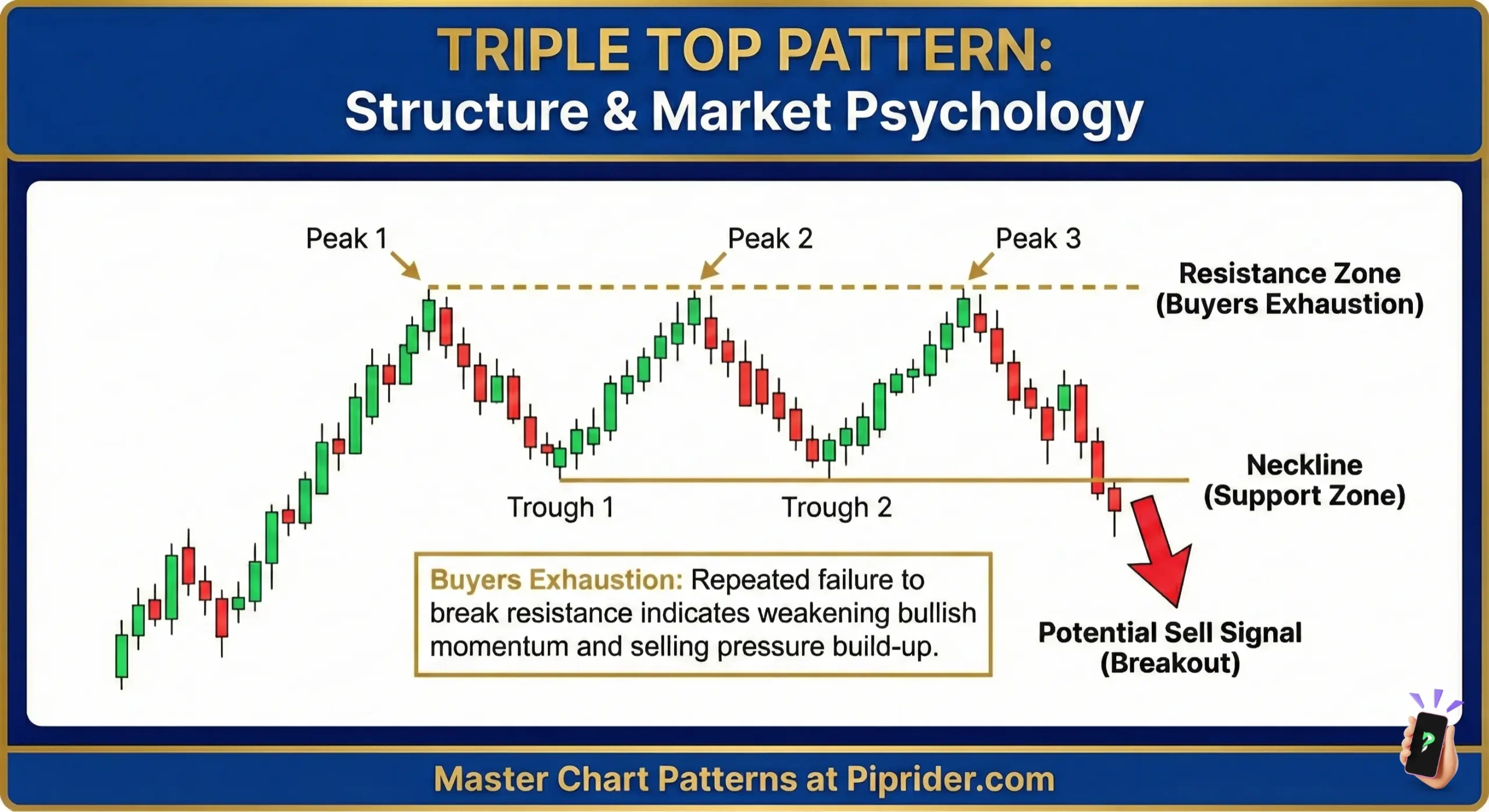 Structure Triple Top Pattern