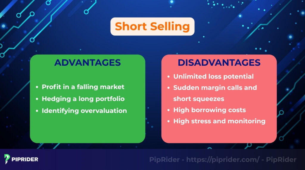 Advantages and disadvantages of short selling