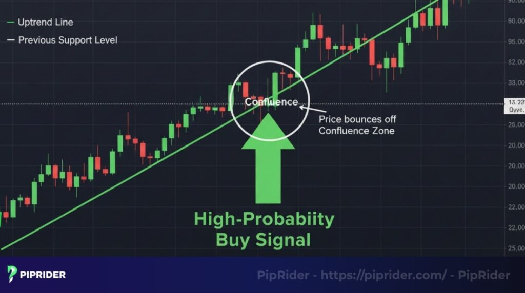 Combining trendlines with support/resistance