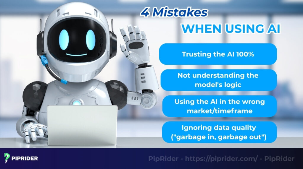 Common mistakes when using AI in trading