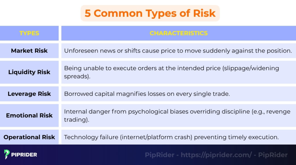 5 common types of risk