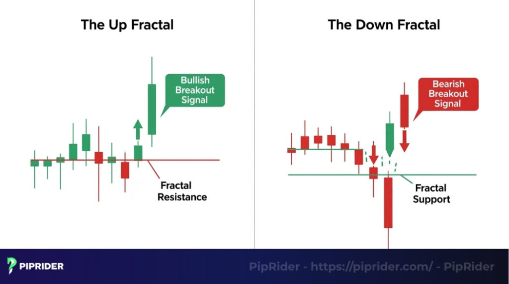How to identify fractals on the chart