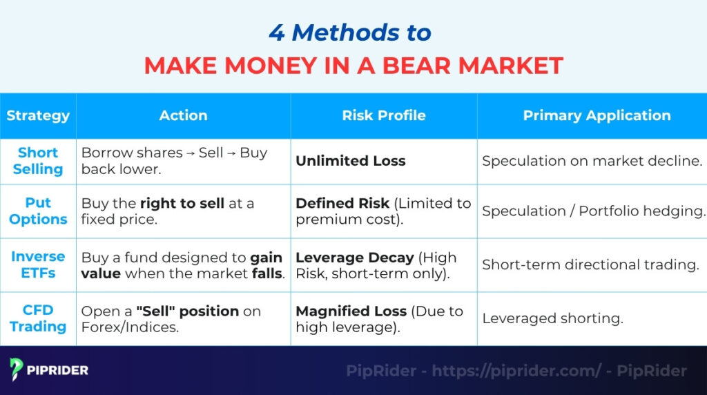 How to make money in a bear market