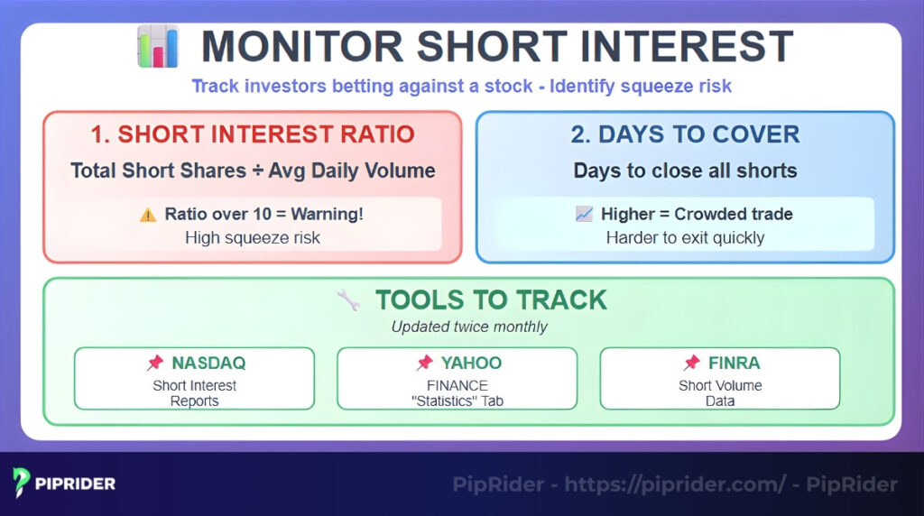 How to monitor short interest