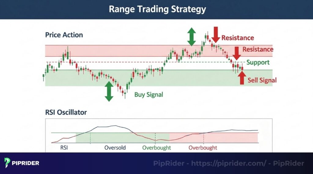 Range trading strategy