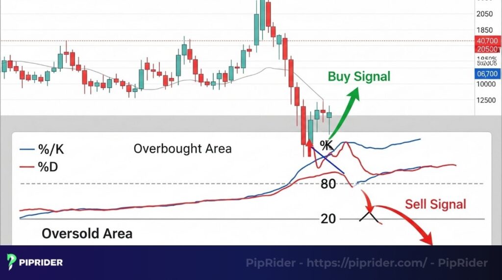 Stochastic Oscillator is more sensitive cousin to the RSI