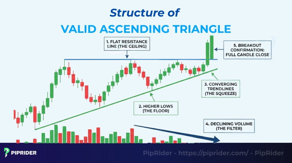 Structure of a valid Ascending Triangle