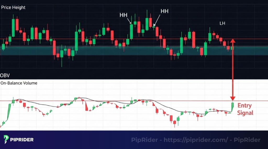 The OBV divergence reversal strategy