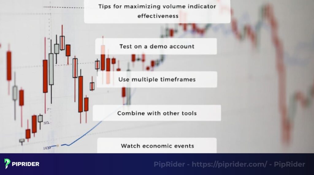 Tips for maximizing volume indicator effectiveness