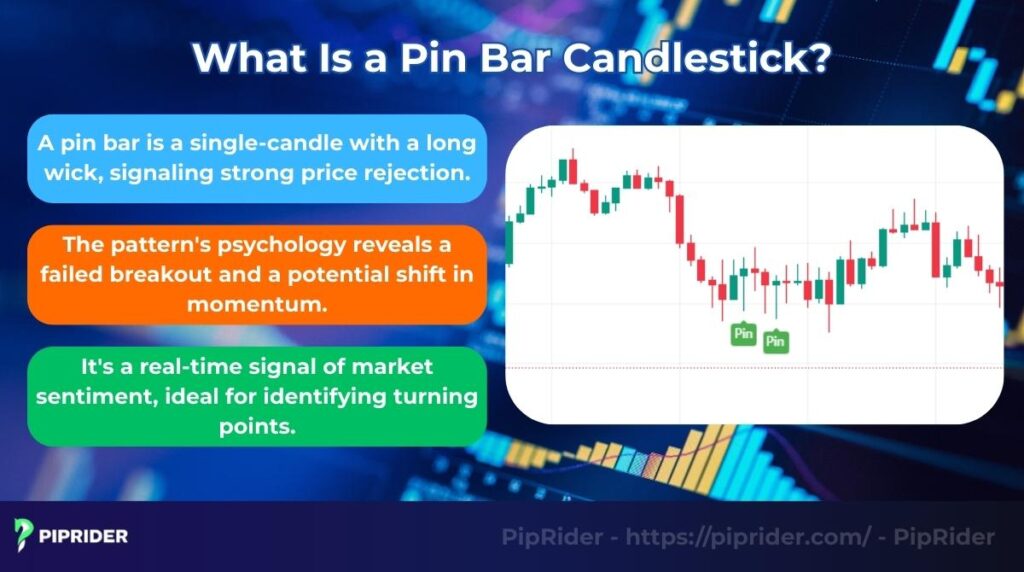 What is a pin bar candlestick
