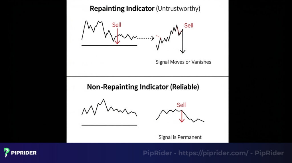 Why is the non-repainting feature important